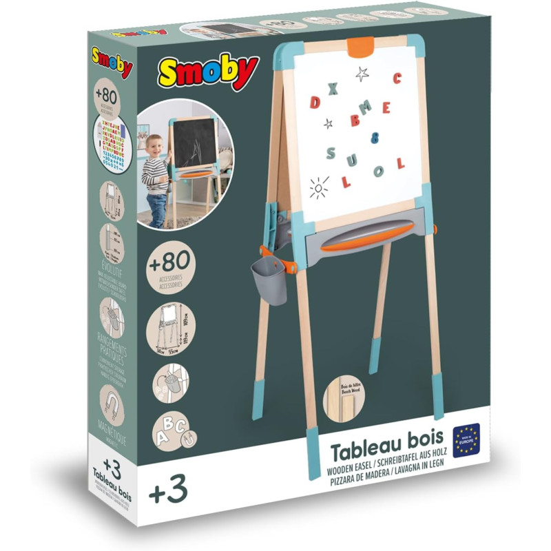 Tableau bois double face - SMOBY