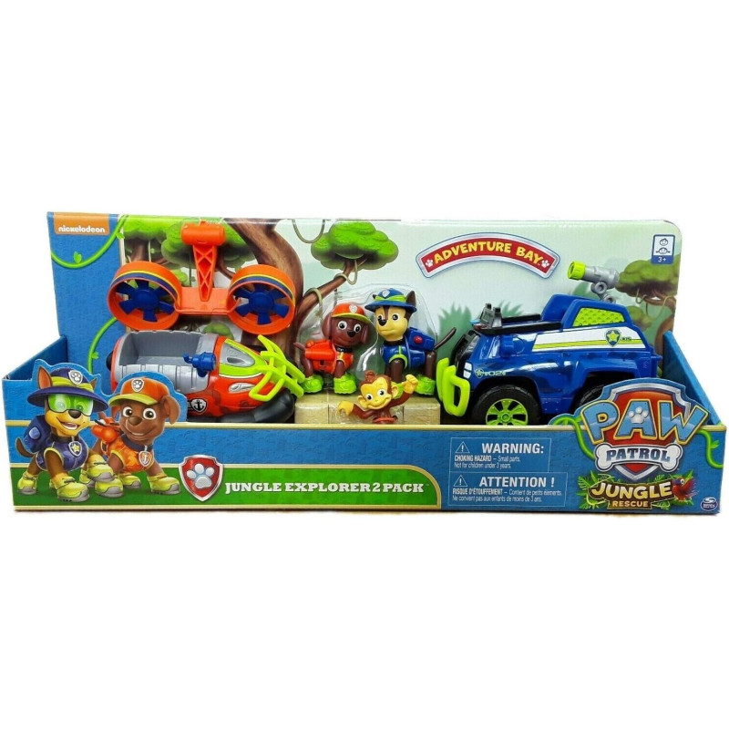 Pack 2 véhicules Jungle Rescue - PAT'PATROUILLE