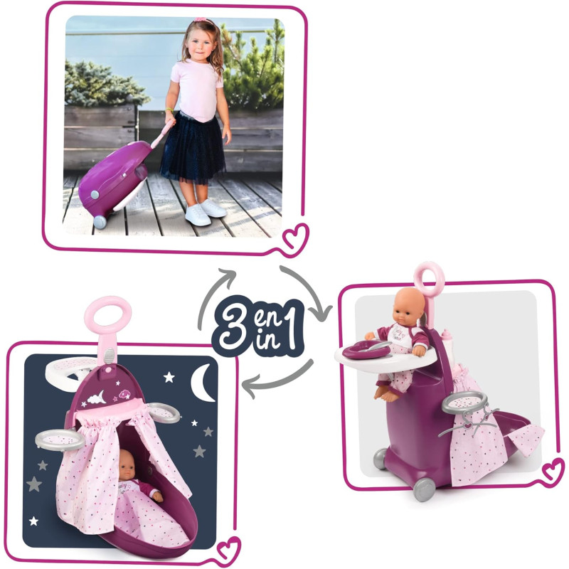 Baby Nurse Valise Nursery 3 en 1- SMOBY