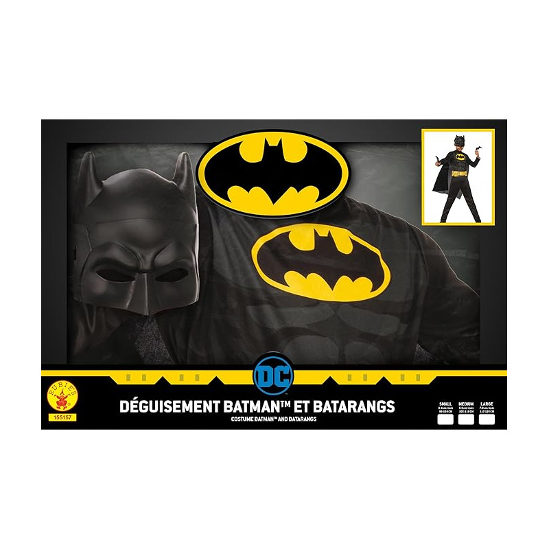 Déguisement Batman 5/6 ans - RUBIES