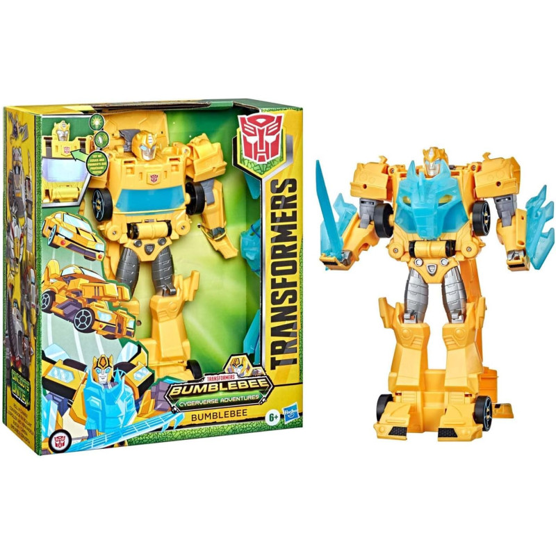 Figurine Bumblebee Cyberverse Adventures Dinobots Unite Roll N' Change 25cm - TRANSFORMERS