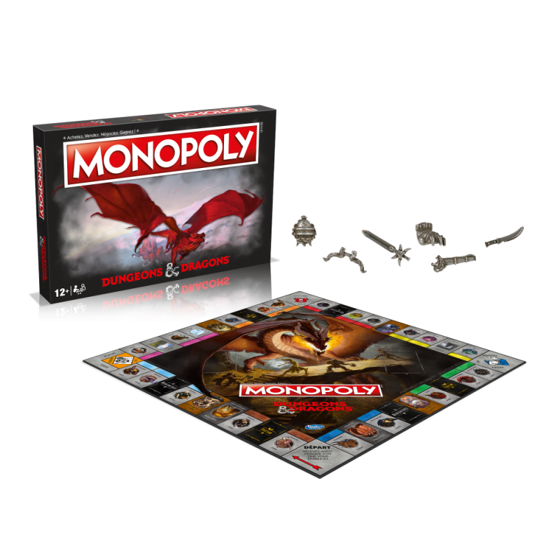 Monopoly Dungeons et Dragons - WINNING MOVES
