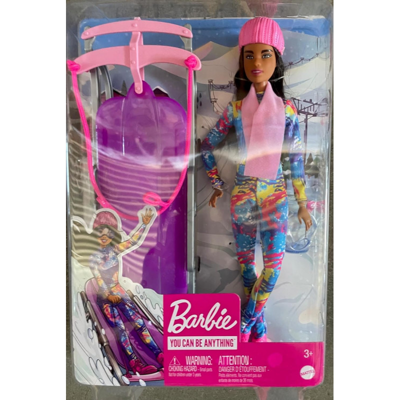 Barbie et sa Luge - Barbie - MATTEL