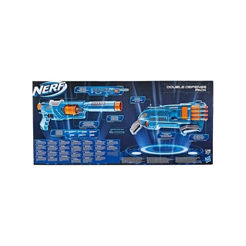 Nerf Elite 2.0 Double Defense Pack - NERF