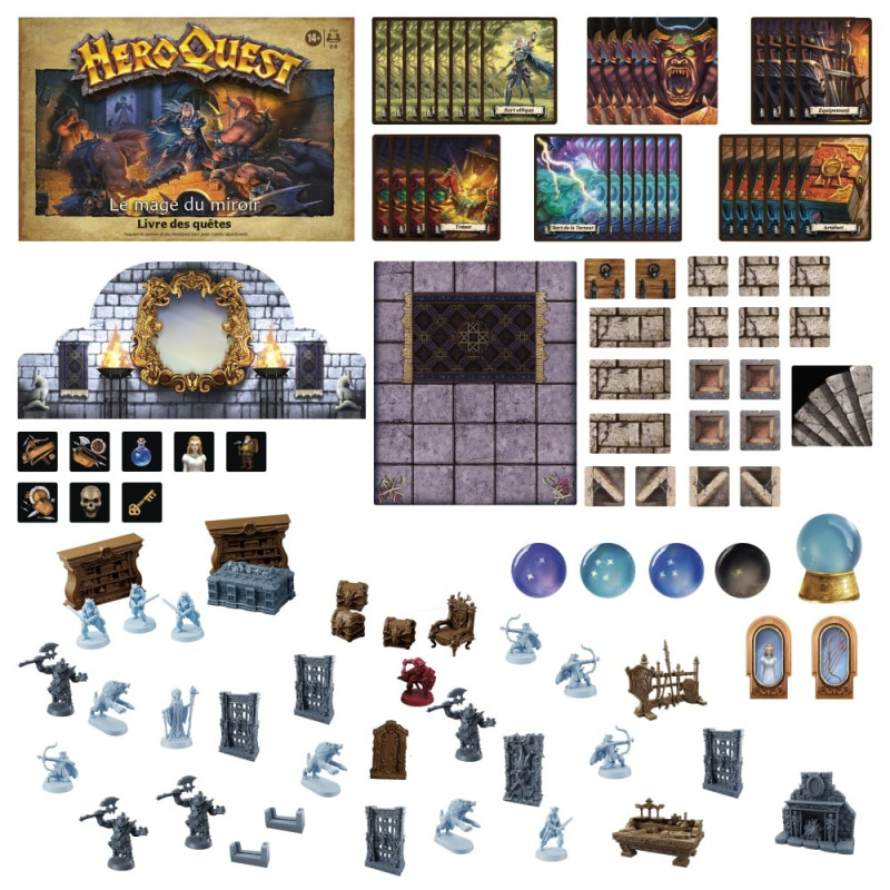 Heroquest le mage du miroir pack de quête - HASBRO