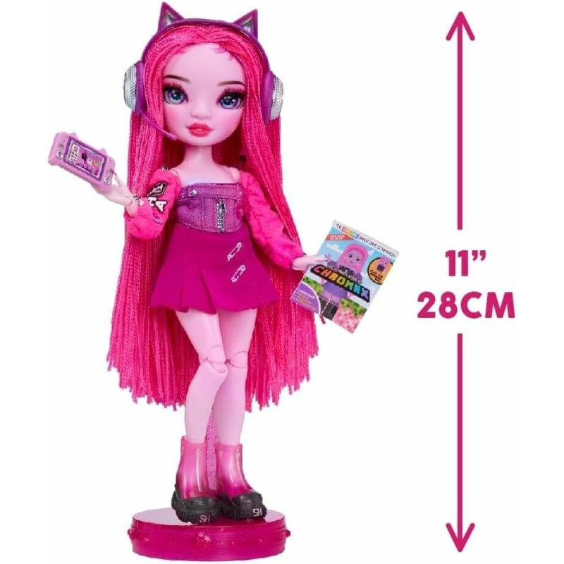 Poupée articulée 26cm Shadow High (rose) Pinkie James  - RAINBOW HIGH