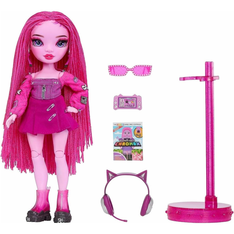 Poupée articulée 26cm Shadow High (rose) Pinkie James  - RAINBOW HIGH