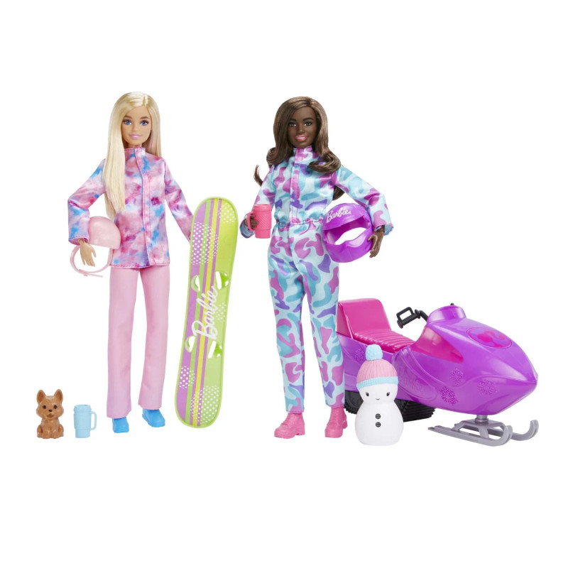 Coffret sport d'hiver - Barbie - MATTEL