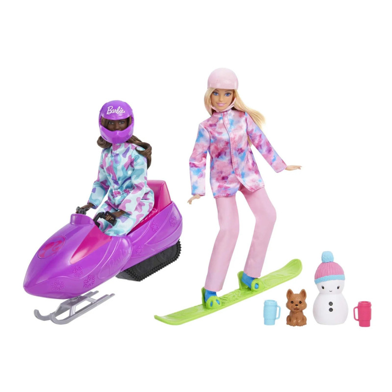 Coffret sport d'hiver - Barbie - MATTEL