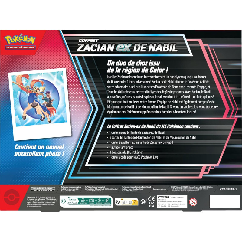 Coffret Zacian Ex De Nabil - POKEMON