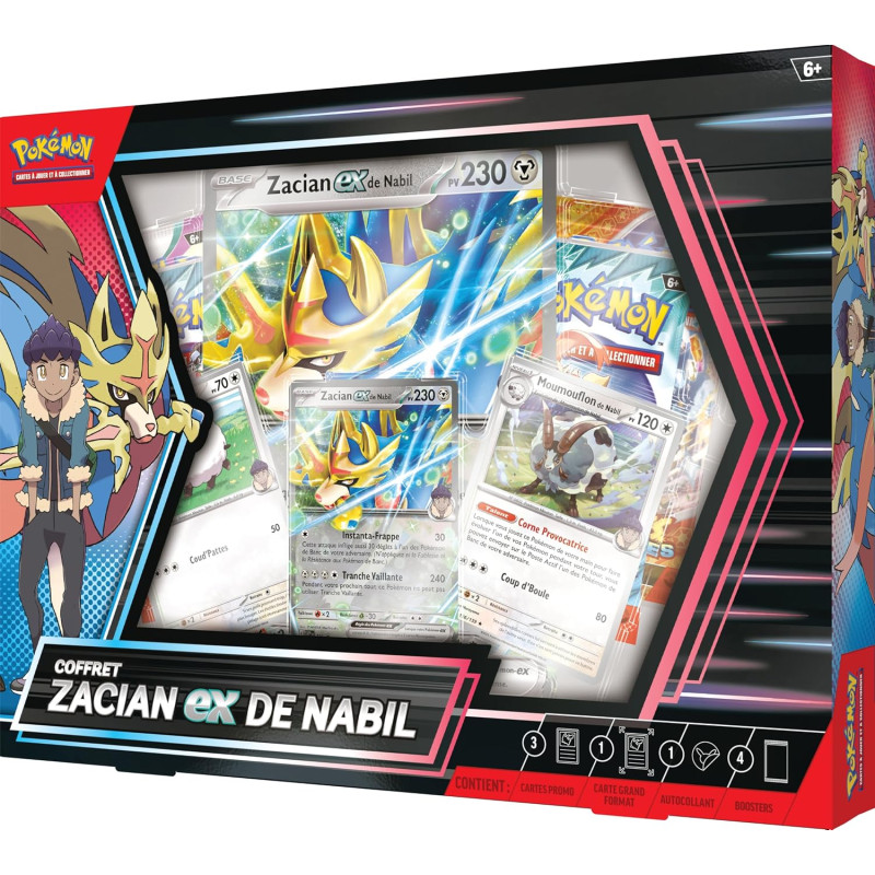 Coffret Zacian Ex De Nabil - POKEMON
