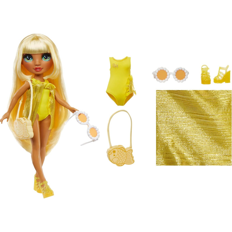 Poupée 28 cm Swim & Style Sunny (Jaune) - RAINBOW HIGH