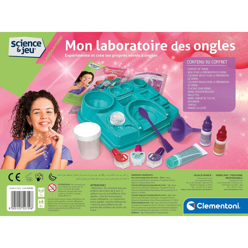 Mon laboratoire des ongles - CLEMENTONI