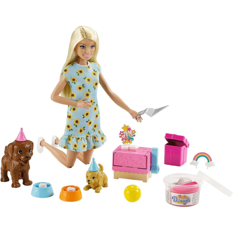 Barbie coffret anniversaire des chiens - BARBIE - MATTEL