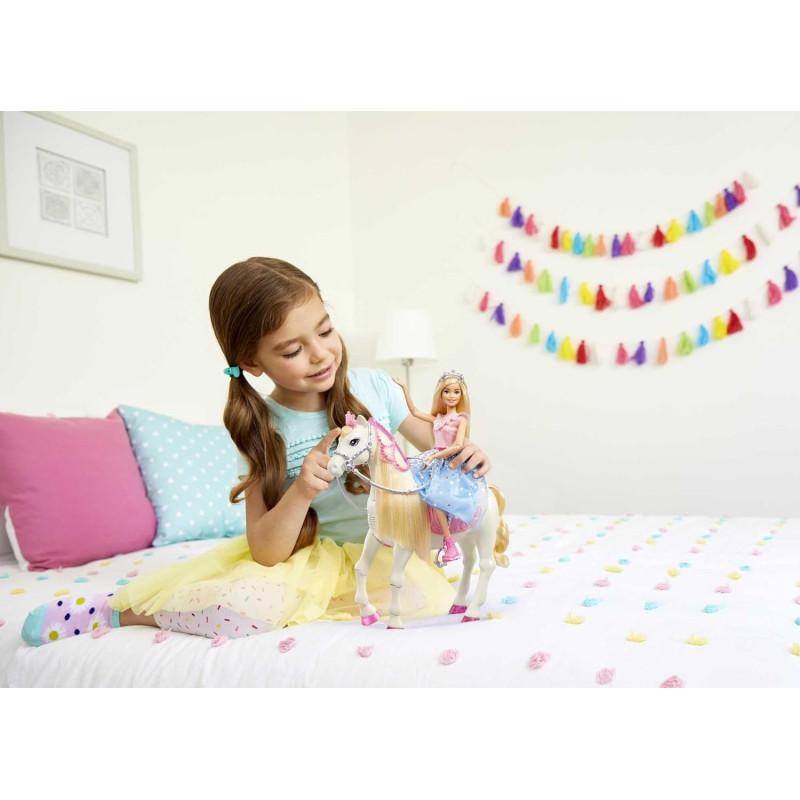 Barbie princesse et son cheval - Barbie - MATTEL
