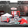 Stand de course et podium Porsche - MAJORETTE