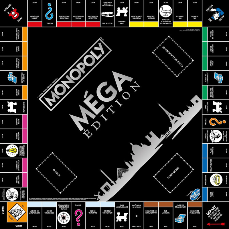 Monopoly Edition Mega - WINNING MOVES