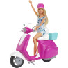 Barbie et son scooter - Barbie - MATTEL