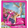 Barbie et son scooter - Barbie - MATTEL