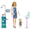 Barbie coffret dentiste blonde - Barbie - MATTEL