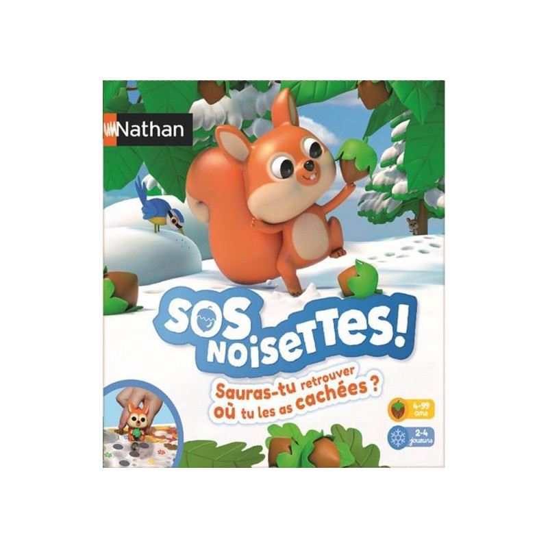 Sos Noisettes, jeu coopératif - NATHAN