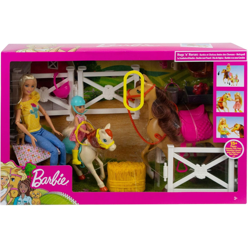 Playset Barbie et ses chevaux - BARBIE