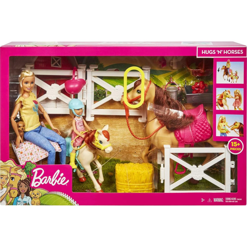 Playset Barbie et ses chevaux - BARBIE