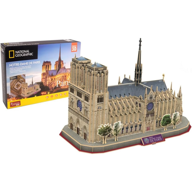 Maquette Notre-Dame 3D national geographic - MGM