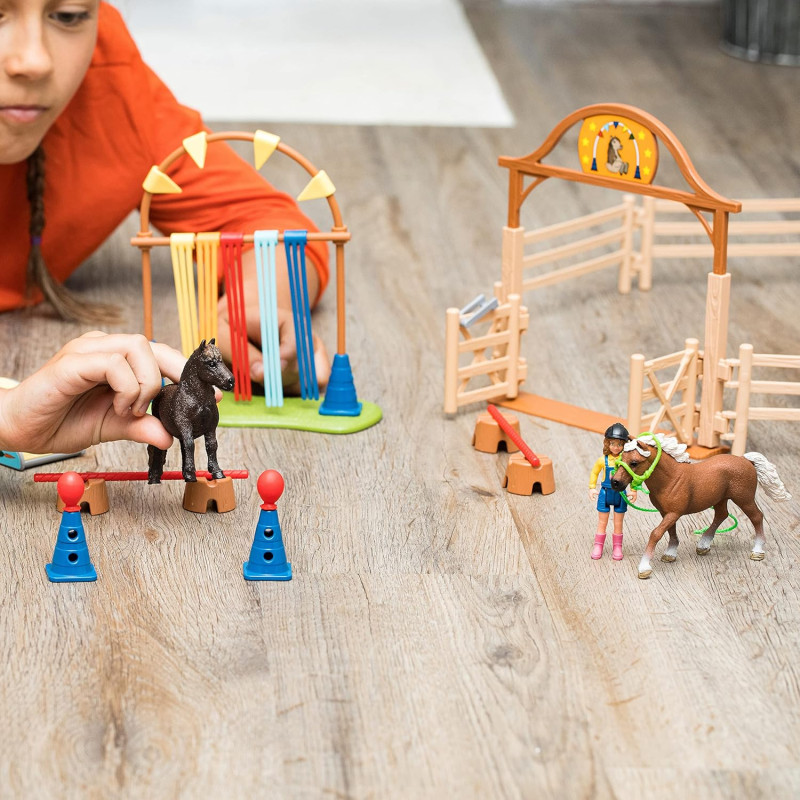 Entraînement d'agilité pour Poney - SCHLEICH