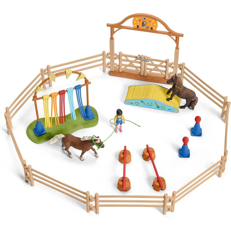 Entraînement d'agilité pour Poney - SCHLEICH