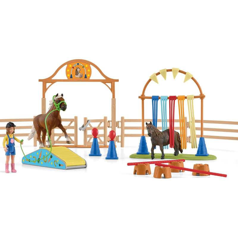 Entraînement d'agilité pour Poney - SCHLEICH