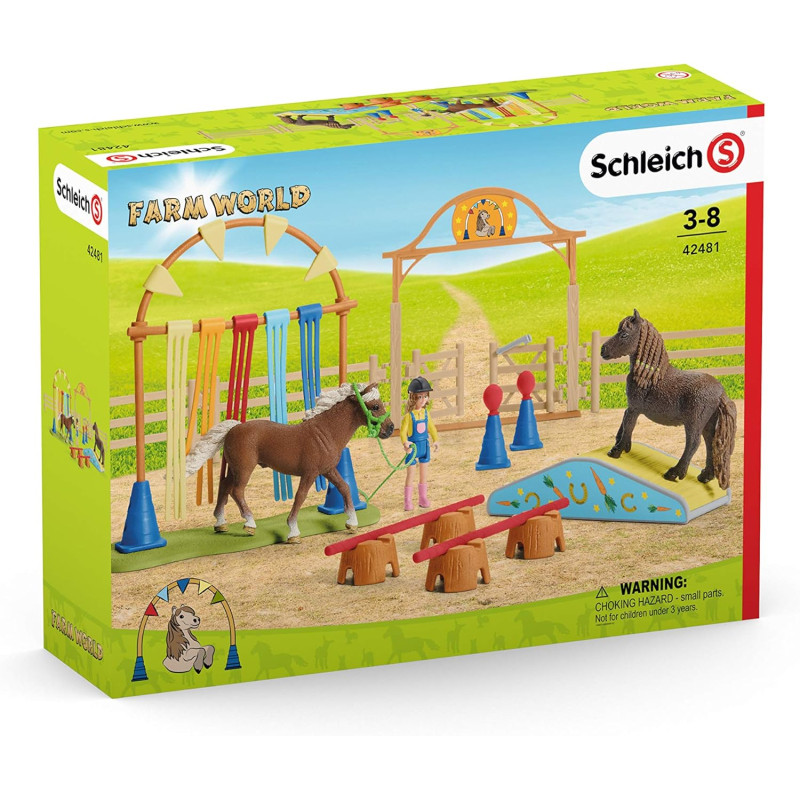 Entraînement d'agilité pour Poney - SCHLEICH