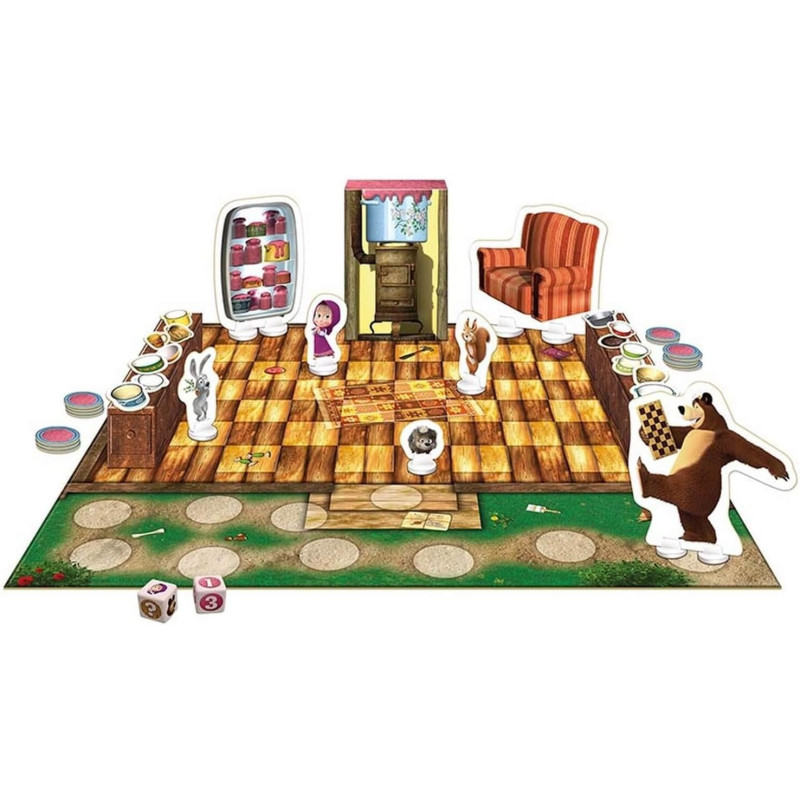 Jeu de société Masha et Michka - EDUCA