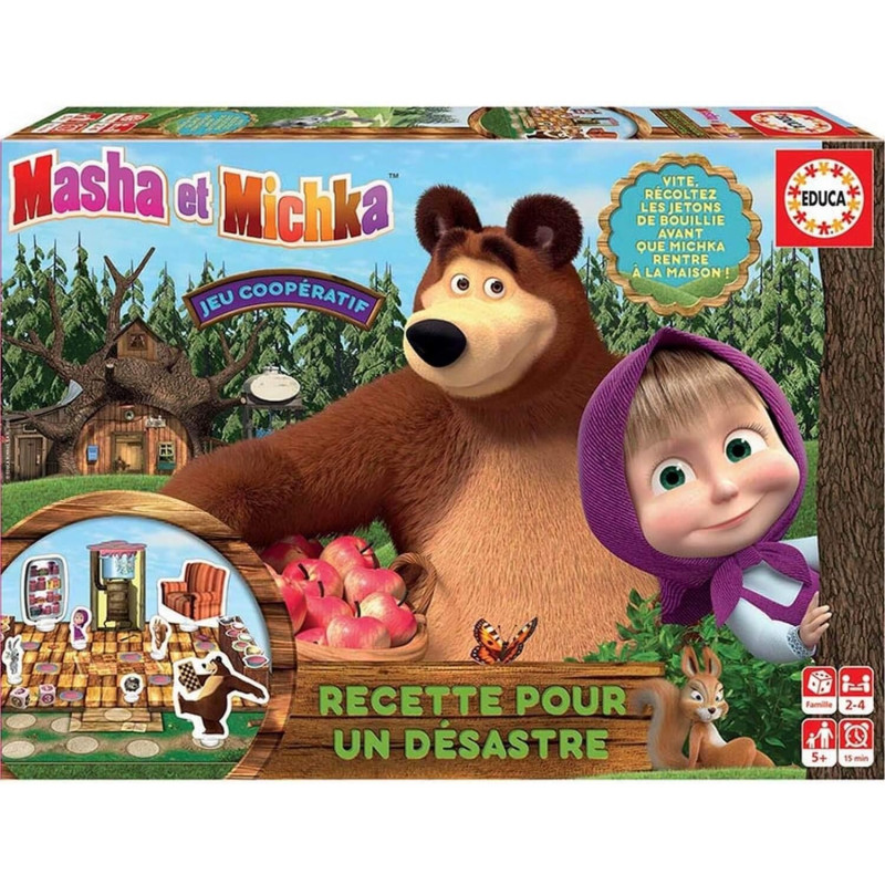 Jeu de société Masha et Michka - EDUCA