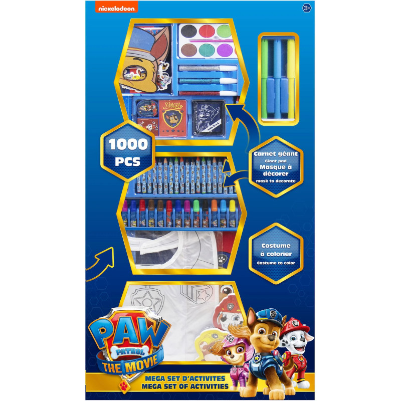 Méga set d'activités 1000 pièces - PAT'PATROUILLE
