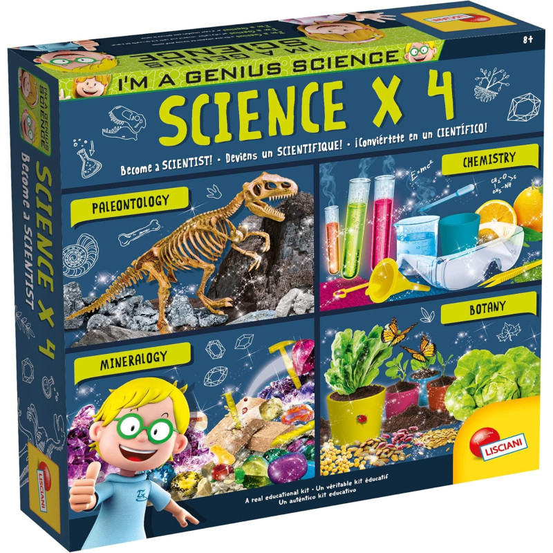 I'm a genius science x 4 - LISCIANI