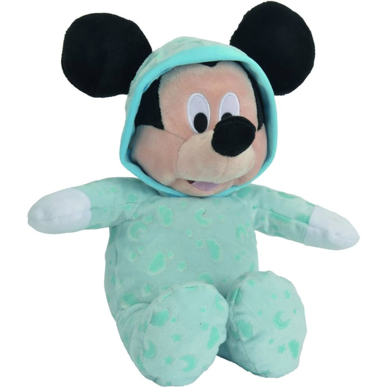 Baby Peluche Mickey Bleu - DISNEY - NICOTOY
