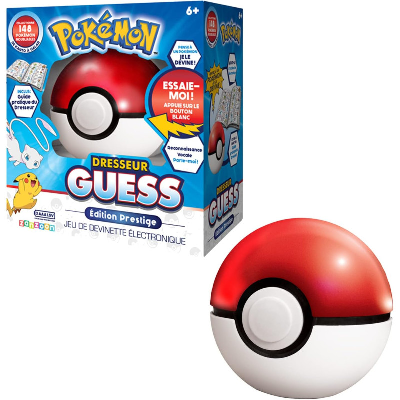 Poke ball interactive Dresseur Guess Edition Prestige - Pokémon - BANDAI