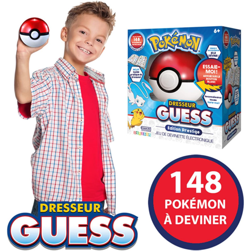 Poke ball interactive Dresseur Guess Edition Prestige - Pokémon - BANDAI