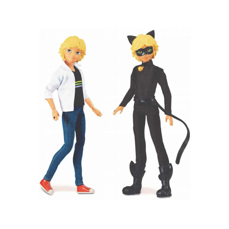 Poupée Miraculous - Adrien et 2 tenues - MIRACULOUS