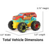 Monster Truck Ensemble De Back Flip Demolition Derby 1:43 R/C - NEW BRIGHT