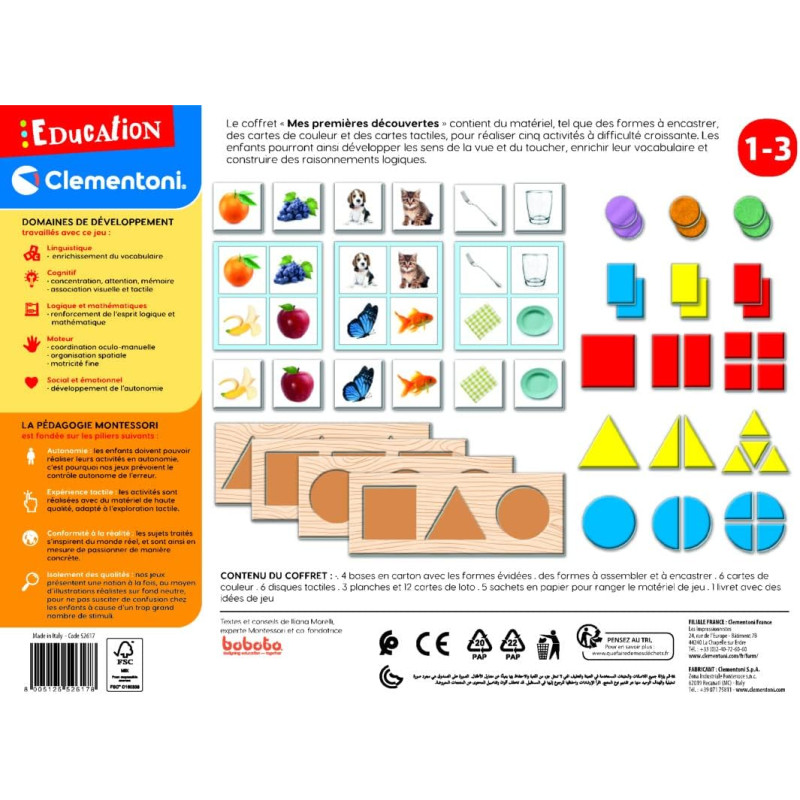 Mes premières découvertes - Montessori - CLEMENTONI