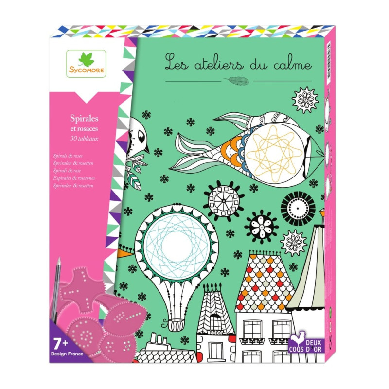 Les Ateliers du Calme - Tableaux À Spirales et Rosaces - SYCOMORE