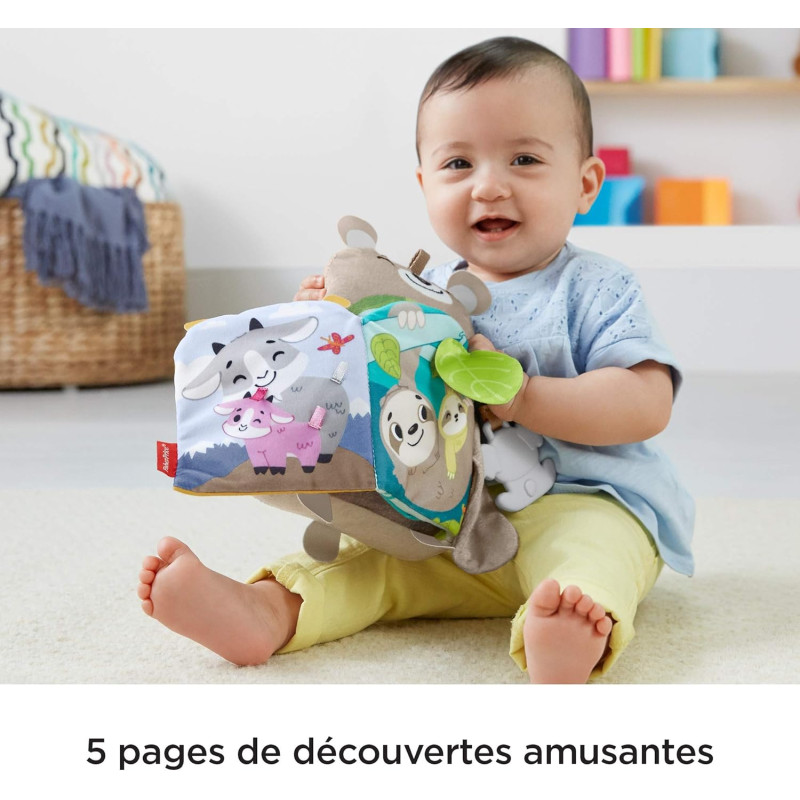 Mon livre peluche d'activités - FISHER PRICE