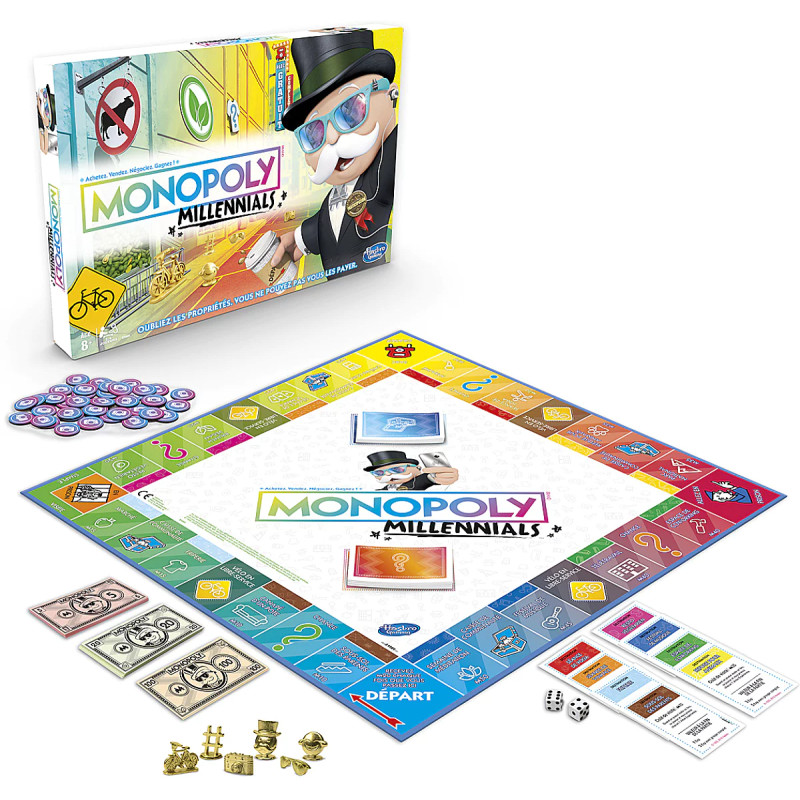 Jeu de société Monopoly Millennials - HASBRO GAMING