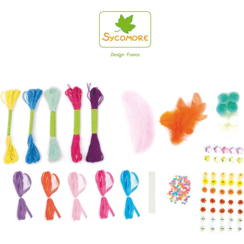 Kit créatif Dream box Attrapes rêves nuages - SYCOMORE