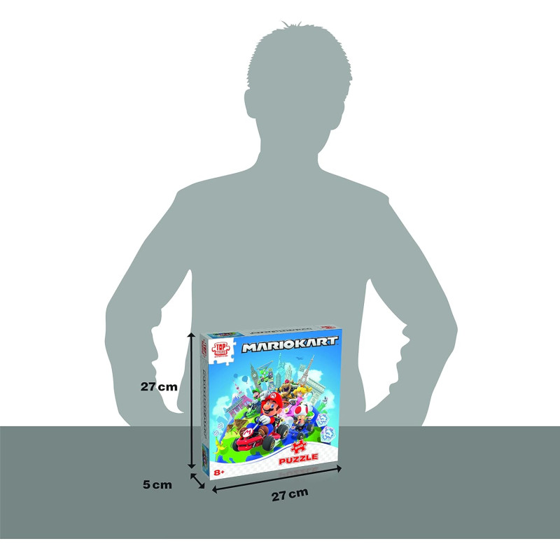 Puzzle 500 pièces Autour du monde Mario Kart - TOP PUZZLE