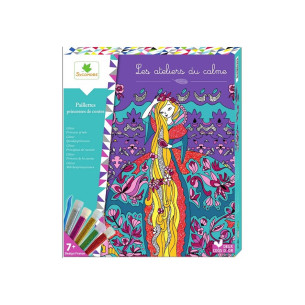 Les Ateliers du Calme - Tableaux À Paillettes - Princesses de Contes - SYCOMORE