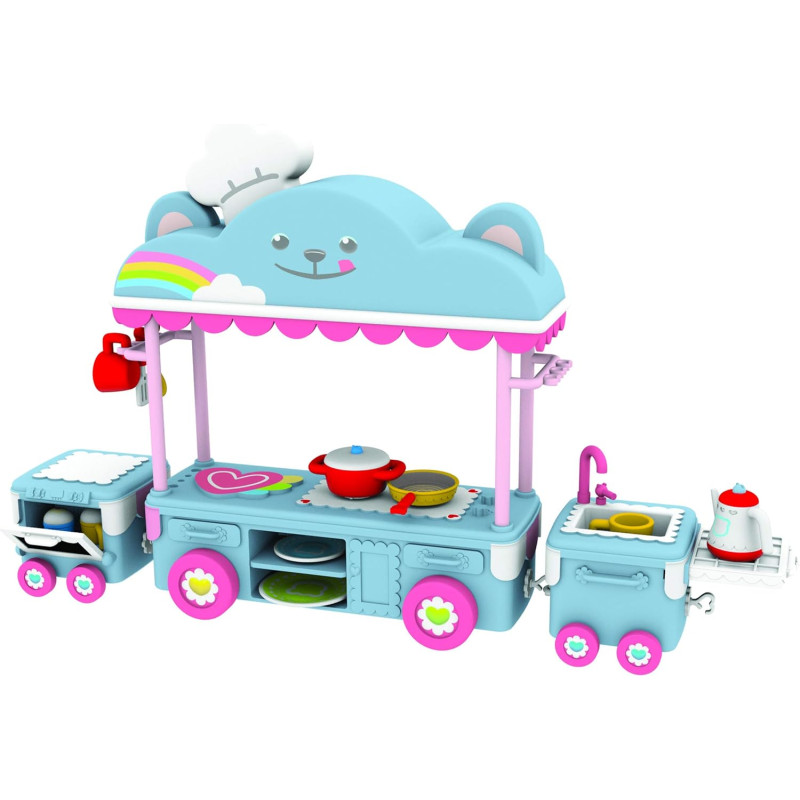Set de cuisine mobile Rainbow Ruby + figurines - SILVERLIT