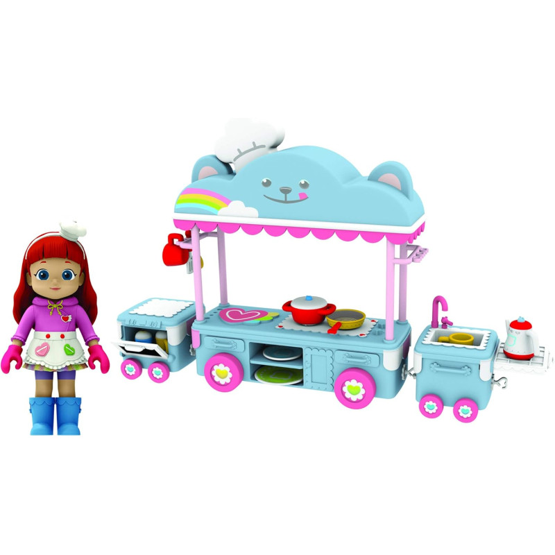Set de cuisine mobile Rainbow Ruby + figurines - SILVERLIT